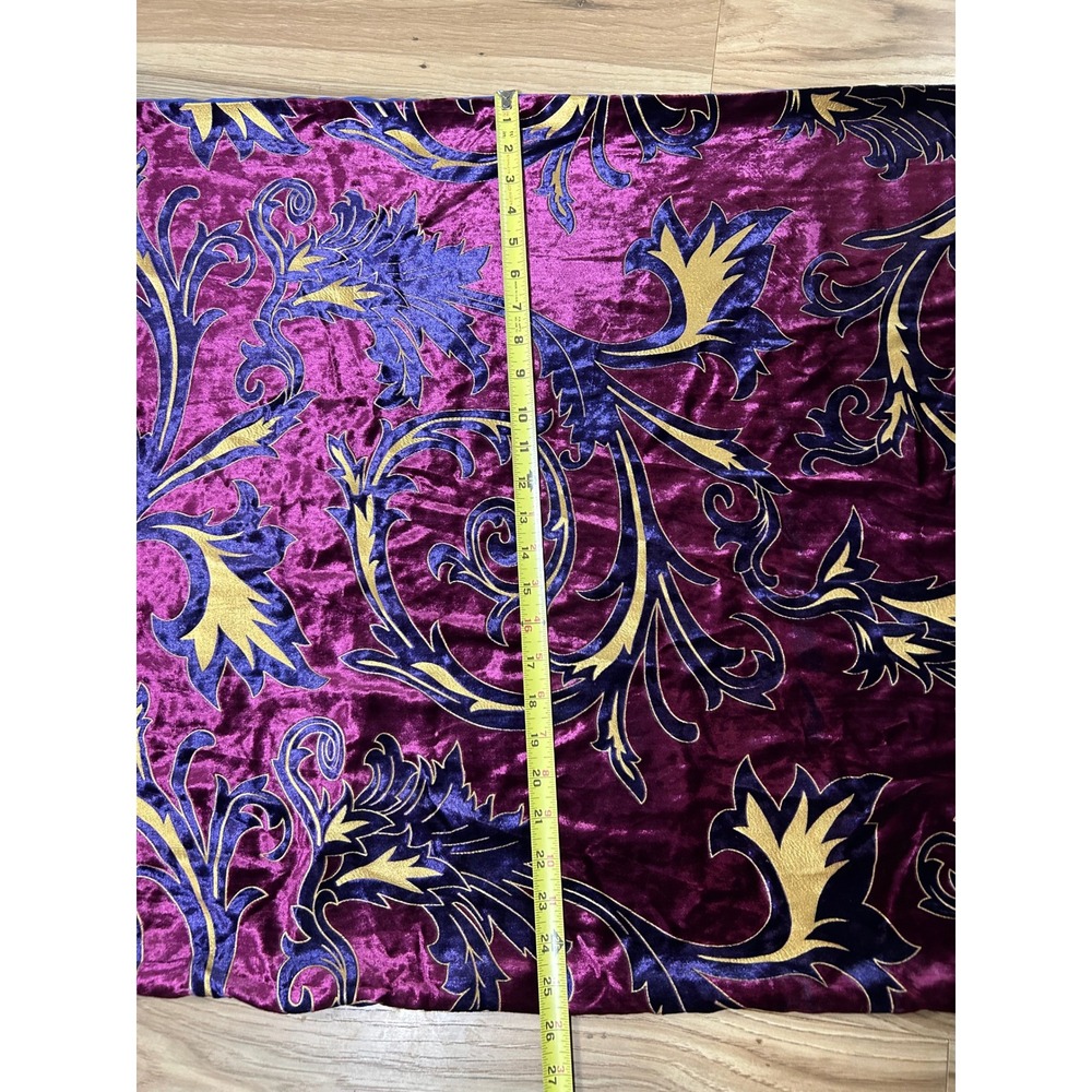 Rara Avis Velvet Piano Shawl Wrap Merllo Baroque Scroll Fringe Iris Apfel NEW - Picture 4 of 16